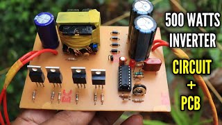 500 watts inverter using old SMPS transformer  inverter 12v to 220 v [upl. by Eiser]