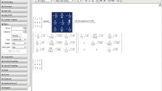 Maple Training Working with Matrices [upl. by Arahas156]