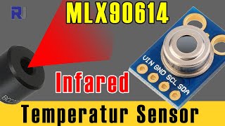 Using Melexis MLX90614 NonContact Infrared Thermometer with Arduino [upl. by Neved]