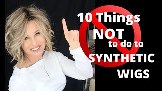 10 Things N🚫T to do to SYNTHETIC WIGS  TAZS Tips amp Tricks [upl. by Bourgeois95]