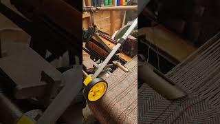 Weaving on a Hattersley Loom [upl. by Anifares379]