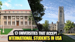 13 Universities in USA Accepting Most International Students [upl. by Stanislaus]