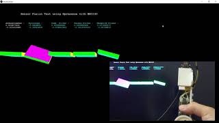 Spresense BMI160 SensorFusion Test [upl. by Coates]