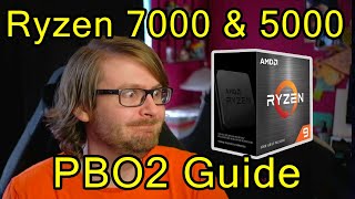 Ryzen 7000 amp 5000 Precision Boost Overdrive 2 Guide [upl. by Adnelg14]