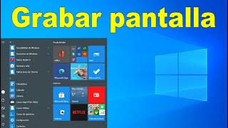 Como grabar la pantalla de tu pc [upl. by Darrey]