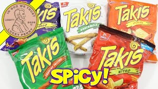 Takis Xplosion Fuego Nitro Regular amp Guacamole Crunchy Fajitas [upl. by Adnaw]