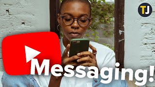 HOW TO Send a Message on YouTube in 2021 [upl. by Treble]