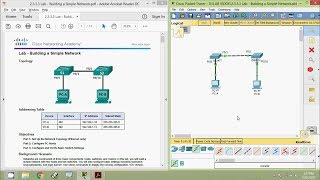 2333 Lab  Building a Simple Network [upl. by Ahso]