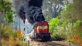 The SMOKING ALCO Locomotives  Indian Railways [upl. by Almeta716]