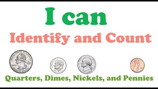 Counting Money Quarters Dimes Nickels Pennies [upl. by Zilber]