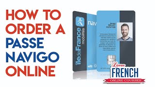 How to order a passe navigo online [upl. by Marala602]