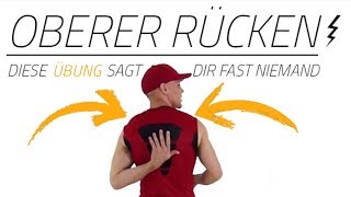 Oberer Rücken ⚡ Schmerz selbst behandeln [upl. by Heisser]