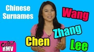 Top 10 Chinese Surnames  OriginsFacts [upl. by Ydurt]