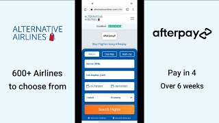 Afterpay Tutorial How to Buy Flights with Afterpay in Just a Minute [upl. by Ihcur]