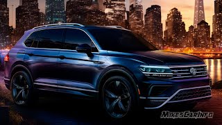 👉 AT NIGHT REFRESHED Volkswagen Tiguan SEL RLine  Interior amp Exterior Lighting Overview [upl. by Eissim]