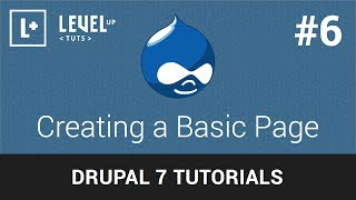 Drupal Tutorials 6  Creating a Basic Page [upl. by Sapphire]