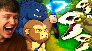 BABY GODZILLA and BABY KONG vs BABY SKULLCRAWLERS [upl. by Portwin]