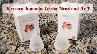 Diferença Entre Tamanho dos Coletores Menstruais  Patricia Amorim por Famivita [upl. by Murat540]