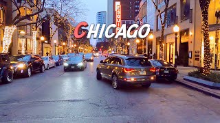 Driving Downtown  Chicago 4K  USA  December 2020 [upl. by Kordula]