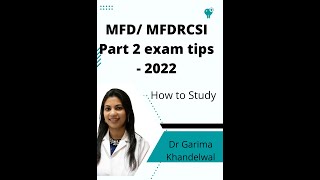 MFDMFDS part 2 exam tips 2020 [upl. by Ydnirb]