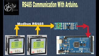 Read Two RS485 Multifunction energy Meter Data Using Arduino [upl. by Brendin]