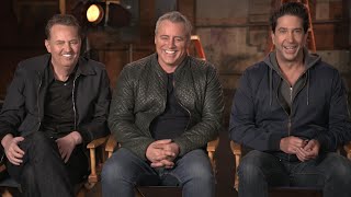 Friends REUNION Matthew Perry David Schwimmer and Matt LeBlanc Talk Nostalgia and HBO Max Special [upl. by Watt129]