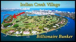 Indian Creek Island Miamis Billionaire Bunker by Drone [upl. by Aroz]