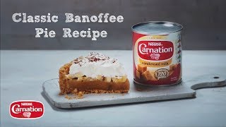 Classic Banoffee Pie Recipe [upl. by Halimeda]