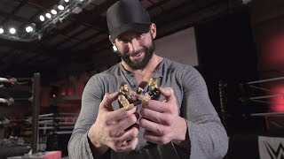 Zack Ryder unboxes Mattels new WWE Tough Talkers action figures and ring [upl. by Spence]