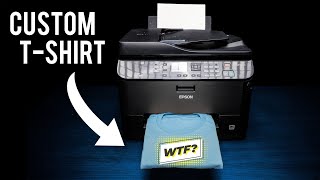 How To Print T Shirts Using A Home Printer and Transfer Paper [upl. by Htebasyle]