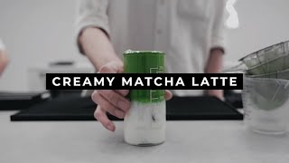 How To Make The Most Creamy Iced Matcha Latte [upl. by Ameerahs]