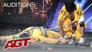 This Danger Act From India Will SCARE You With A SMASH  Americas Got Talent 2019 [upl. by Hicks]