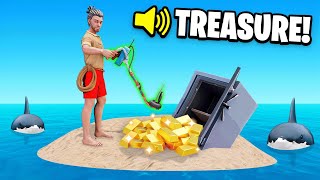 USING a METAL DETECTOR To find TREASURE Raft [upl. by Lenox]