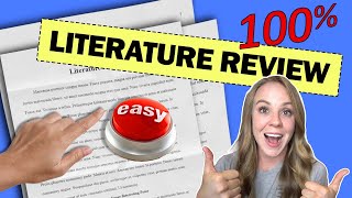 Survive and DOMINATE Your First Literature Review [upl. by Ehcor]