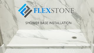 FlexStone Shower Base Installation [upl. by Arraek]