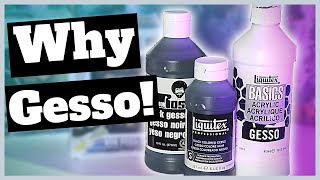 Make Your Paints Instantly Better Use GESSO Correctly [upl. by Dragde]