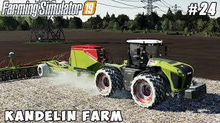 Sowing canola spraying herbicide selling crop  Kandelin Farm  Farming simulator 19  ep 24 [upl. by Pilar477]