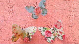 4 IDEAS PARA HACER MARIPOSAS COMPILACION [upl. by Dnilazor169]