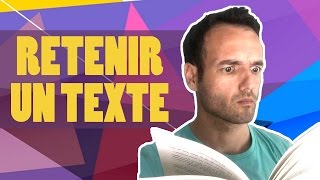 Comment apprendre un texte par coeur [upl. by Rambort]