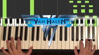 Van Halen  Jump Piano Tutorial Lesson [upl. by Aikan884]