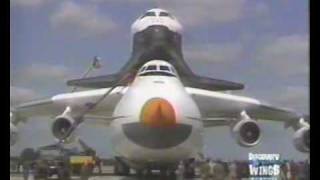 Antonov An225 MriyaBuran Shuttle NATO Code Cossack [upl. by Auhsohey188]