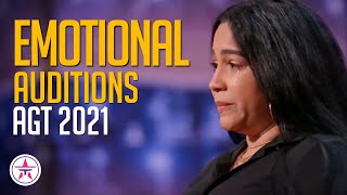 5 Most EMOTIONAL Auditions on Americas Got Talent 2021 [upl. by Annas]