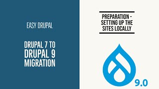 Migrating a site from Drupal 7 to Drupal 9  Step 1 [upl. by Melicent]