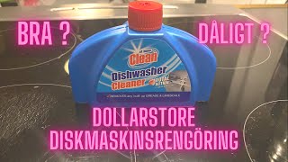 Går Det Rengöra Diskmaskinen Med Billigt Medel Från Dollarstore [upl. by Canute]