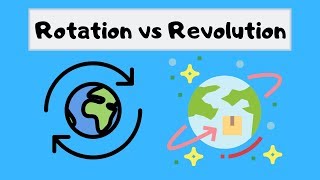 Difference between rotation and revolution [upl. by Ardnnaed903]