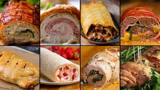 9 MindBlowing Party Food Rolls [upl. by Hayalat]