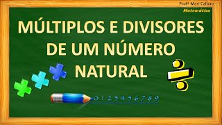 MÚLTIPLOS E DIVISORES [upl. by Annoit]