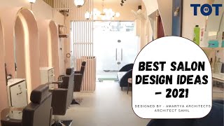 Small Beauty Salon Interior Design Ideas  Best Beauty Salon Interior Design  Salon Design 2021 [upl. by Arabelle]