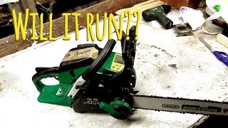 Gardenline Chainsaw Troubleshooting [upl. by Nelrac]