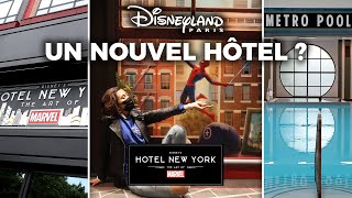 Disneyland Paris  HOTEL TOUR COMPLET au Disneys Hotel New York  The Art of Marvel [upl. by Nalod]